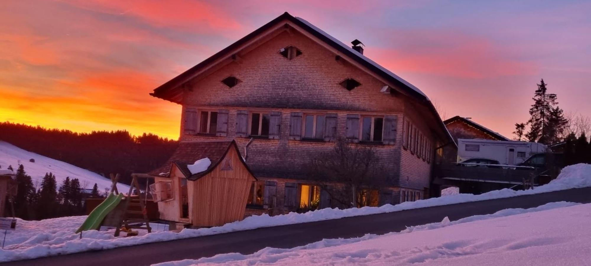 Ferienwohnung Schoenenbuehl Hittisau Exteriér fotografie